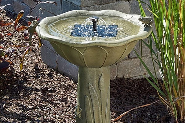 SmartSolar Solar Birdbath Water Feature Fountain