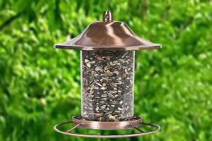 Perky-Pet Copper Panorama Bird Feeder