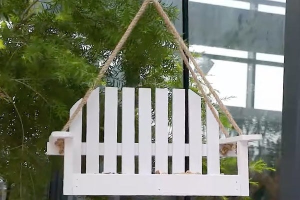 Solution4Patio Swing Chair Bird Feeder