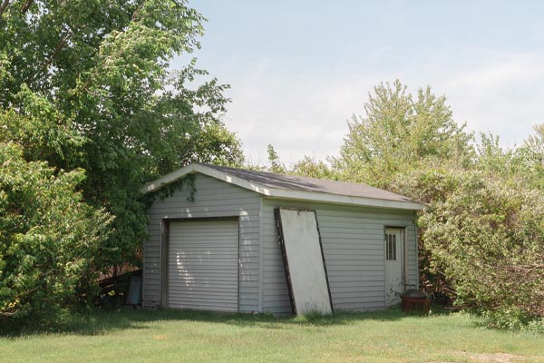 image of a shed used to store wild bird seed