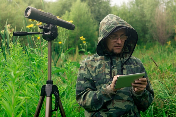 bird watching with a spotting scope bird watching with a spotting scope