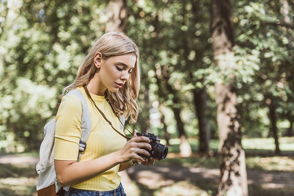 person travelling to bird watch